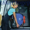 Kép 2/7 - Nilfisk-BLUE Scrubtec 233 padlótisztító automata, HÁLÓZATI 230 V-Os