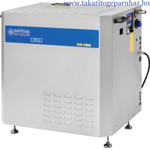 Nilfisk-BLUE SH SOLAR 7P 170/1200 D telepített melegvizes magasnyomású mosó