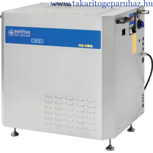 Nilfisk-BLUE SH SOLAR 7P 170/1200 DSS telepített melegvizes magasnyomású mosó