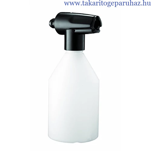 Nilfisk tisztítószeres flakon, habosító-vegyszerező tartály, fúvókával