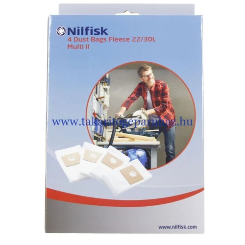Nilfisk gyapjú porzsák 22L/30l 4db